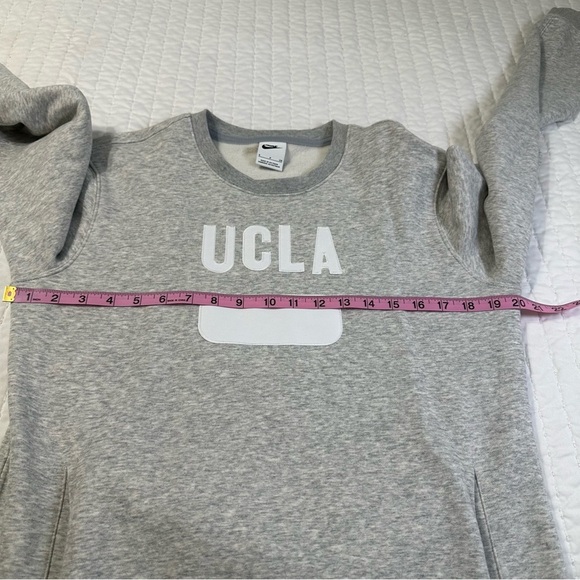 Nike Unisex UCLA College Sweatshirt Long Sleeve Crewneck Club Sweater - Picture 4 of 13